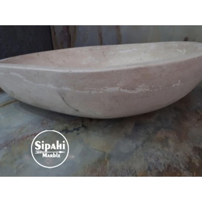 Traverten Oval Dikdörtgen Lavabo Traverten Oval Dikdörtgen Lavabo