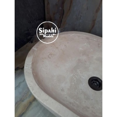 Traverten Oval Dikdörtgen Lavabo Traverten Oval Dikdörtgen Lavabo