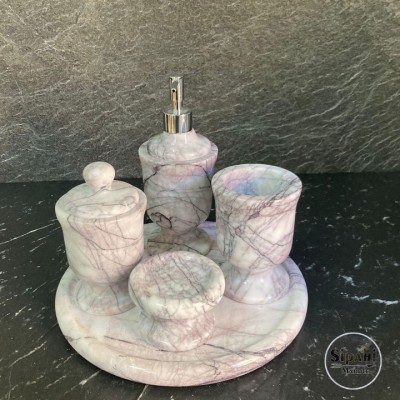 Leylak Saray Dizayn 5'li Banyo Seti