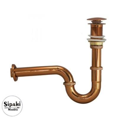 Rose Gold Lavabo Sifonu Takımı Rose Gold Lavabo Sifonu Takımı