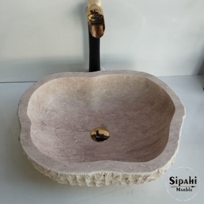 Traverten Şekilsiz  Lavabo