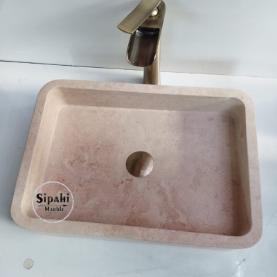 Traverten Dikdörtgen Lavabo Traverten Dikdörtgen Lavabo