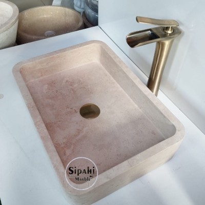 Traverten Dikdörtgen Lavabo Traverten Dikdörtgen Lavabo