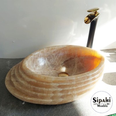 Bal Onyx Mermer Titanik Lavabo Bal Onyx Mermer Titanik Lavabo