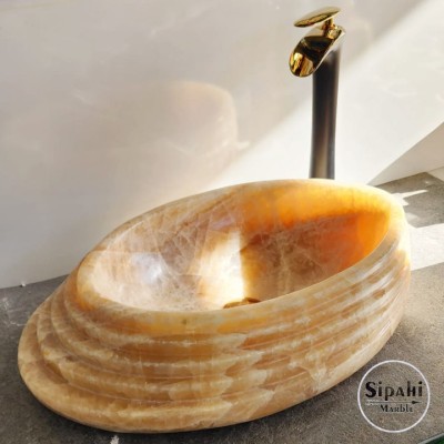 Bal Onyx Mermer Titanik Lavabo Bal Onyx Mermer Titanik Lavabo