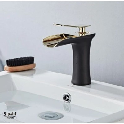 Siyah Gold Şelale Lavabo Bataryası Siyah Gold Şelale Lavabo Bataryası