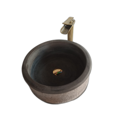 Afyon White Scanning Round Washbasin Afyon White Scanning Round Washbasin