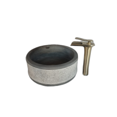 Afyon White Scanning Round Washbasin Afyon White Scanning Round Washbasin