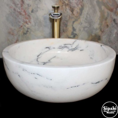 Leylak Mermer Kalın Kenar Lavabo Leylak Mermer Kalın Kenar Lavabo