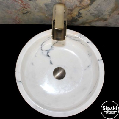 Leylak Mermer Kalın Kenar Lavabo Leylak Mermer Kalın Kenar Lavabo